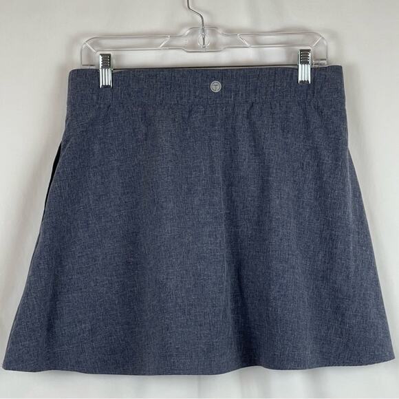 Talbots Blue Gray GorpCore Athletic Wear Mini Skirt W Shorts Lining NWOT Size M - Picture 4 of 11